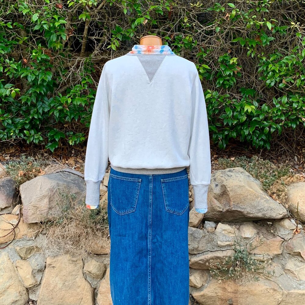 Levi's Vintage Clothing Bay Meadows 40's style contrasting crew sweatshirt - Picture 6 of 11